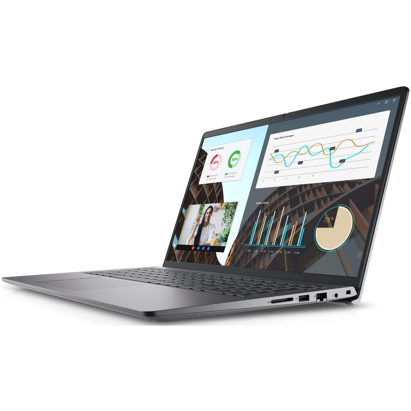 لپ تاپ 15.6 اینچی دل مدل Vostro 3530-i3 1305U-4GB DDR4 2666MHz-256GB SSD-IPS 120Hz-Fingerprint - کاستوم شده